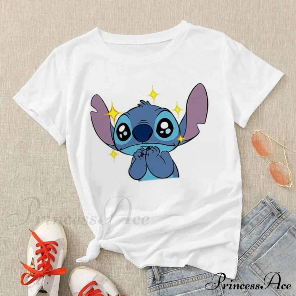 Lady Cute Print T-Shirts