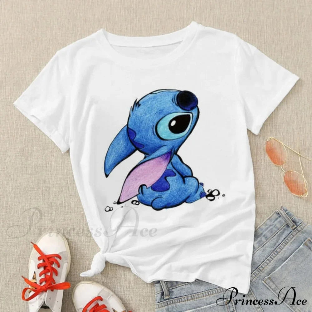 Lady Cute Print T-Shirts