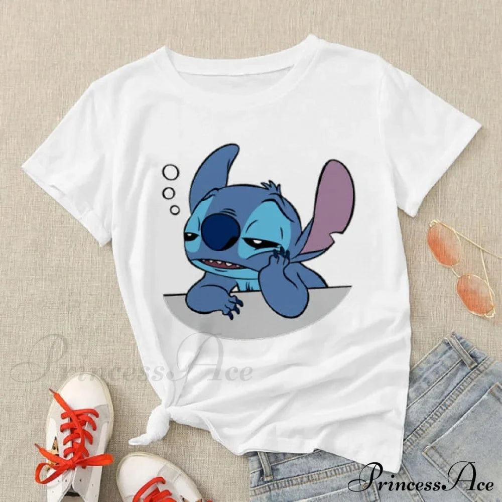 Lady Cute Print T-Shirts