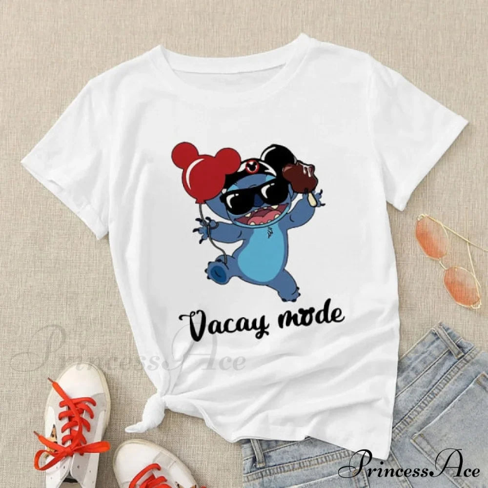 Lady Cute Print T-Shirts