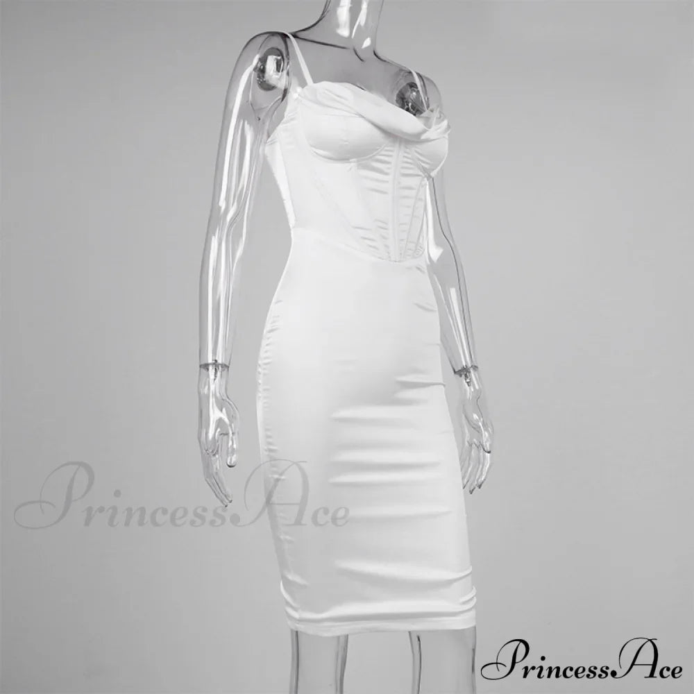 Layer Of Gown Satin Evening Club Women Celebrity Double House For - Bodycon Cb Dress