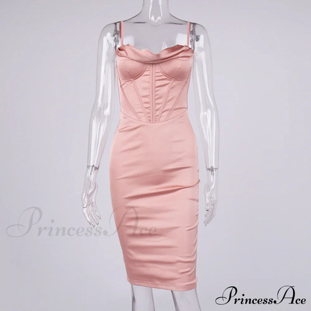 Layer Of Gown Satin Evening Club Women Celebrity Double House For - Bodycon Cb Dress