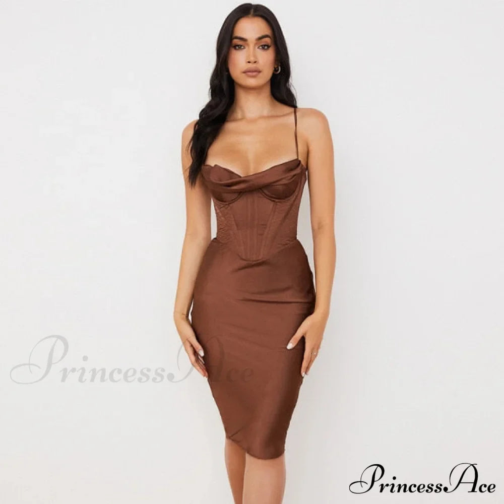 Layer Of Gown Satin Evening Club Women Celebrity Double House For - Bodycon Cb Dress