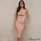 Layer Of Gown Satin Evening Club Women Celebrity Double House For - Bodycon Cb Dress