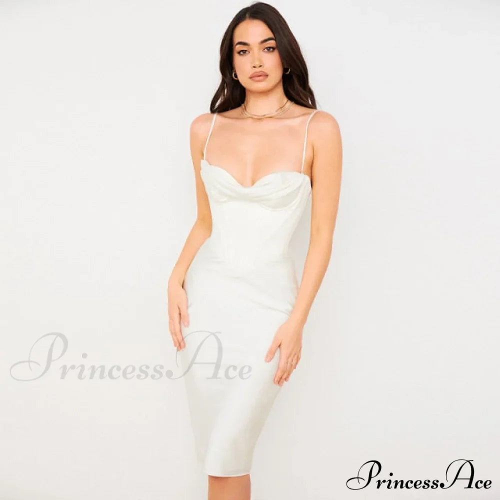 Layer Of Gown Satin Evening Club Women Celebrity Double House For - Bodycon Cb Dress