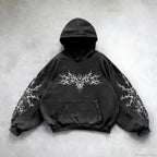 Leaf Camouflage Loose Sweatshirt Hoodie