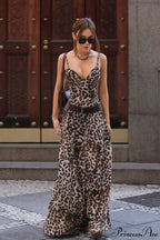 Leopard Cami Print Maxi Dress