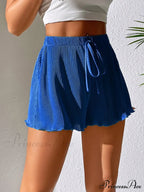 Lettuce Trim Knot Front Shorts