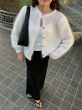 Lightweight Long Sleeve Solid Knit Cardigan