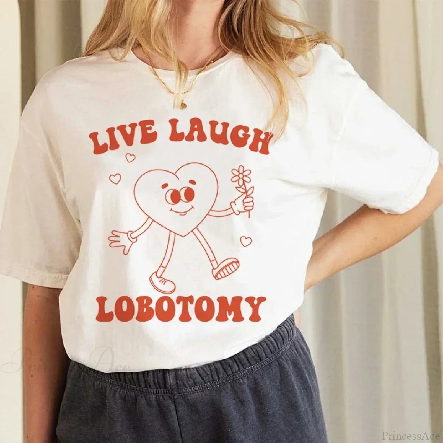 Live Laugh Lobotomy Meme T-Shirt