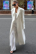 Long Sleeve Fitted Waist Overcoat