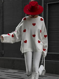 Loose Patchwork Long Sleeve Sweater