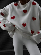 Loose Patchwork Long Sleeve Sweater