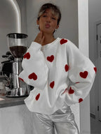 Loose Patchwork Long Sleeve Sweater