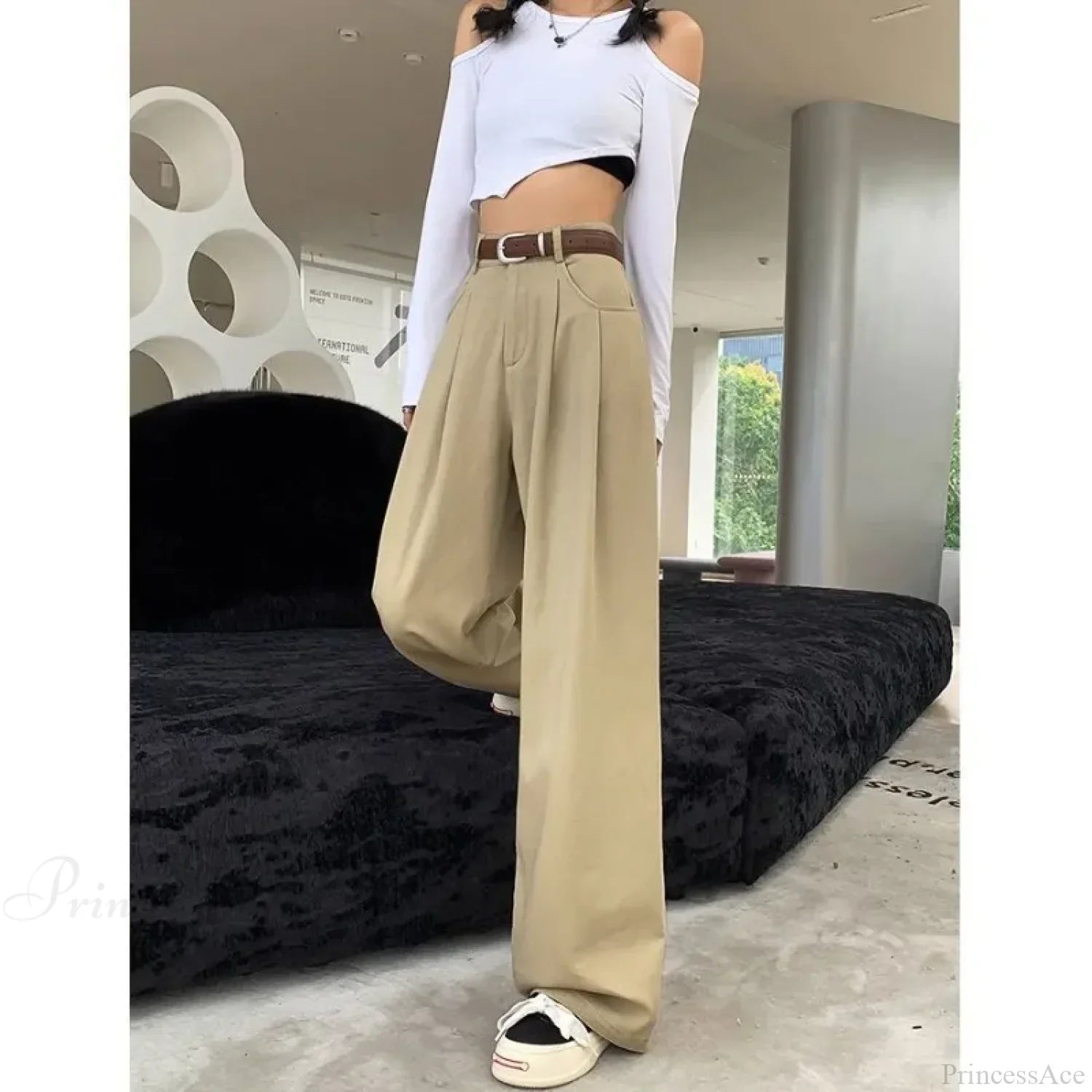 Loose Office Suit Pants Women