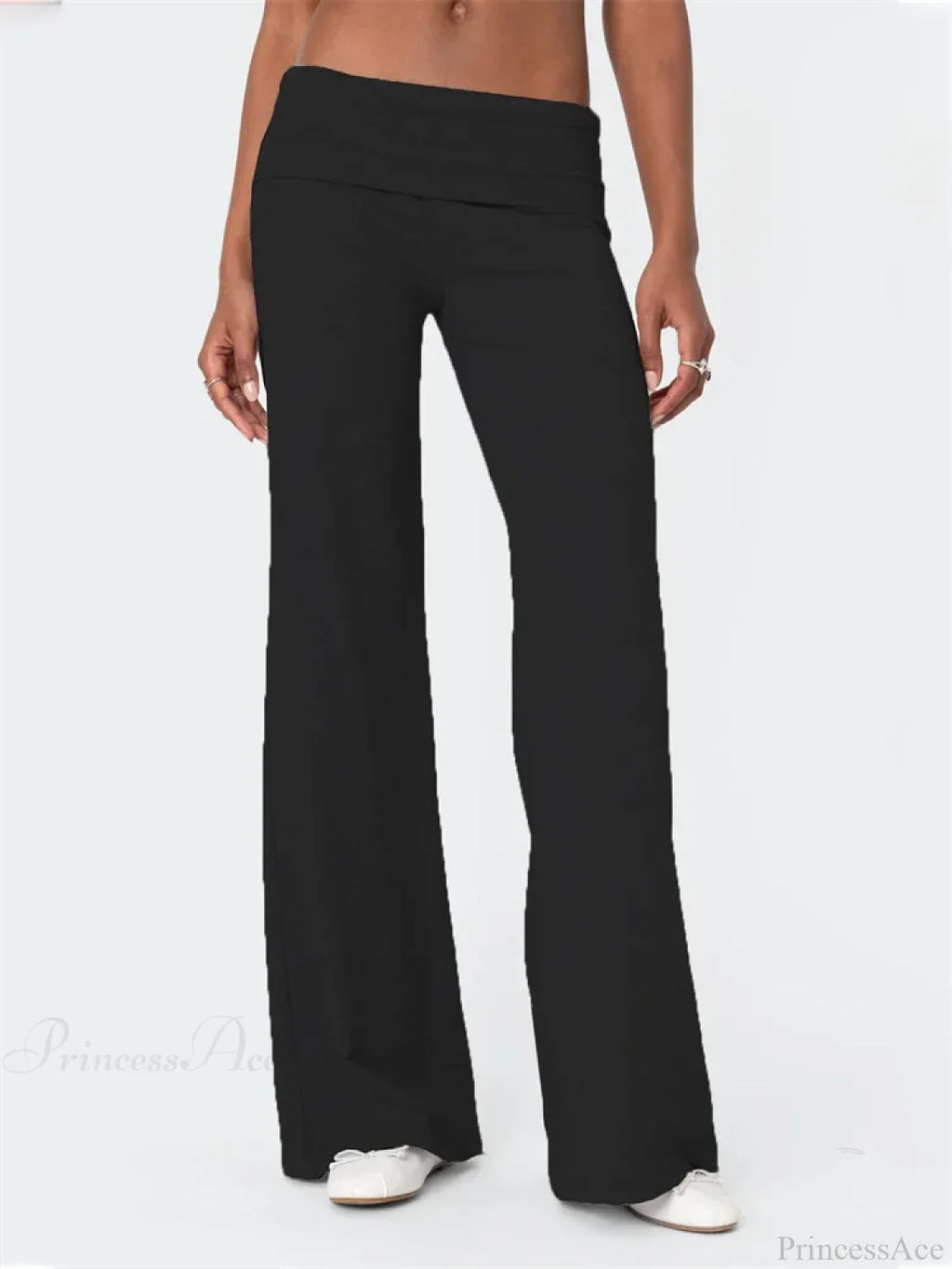 Low Waist Solid Color Loose Casual Street Pant