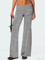 Low Waist Solid Color Loose Casual Street Pant