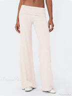 Low Waist Solid Color Loose Casual Street Pant