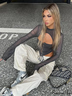Minas Elegant Crop Top
