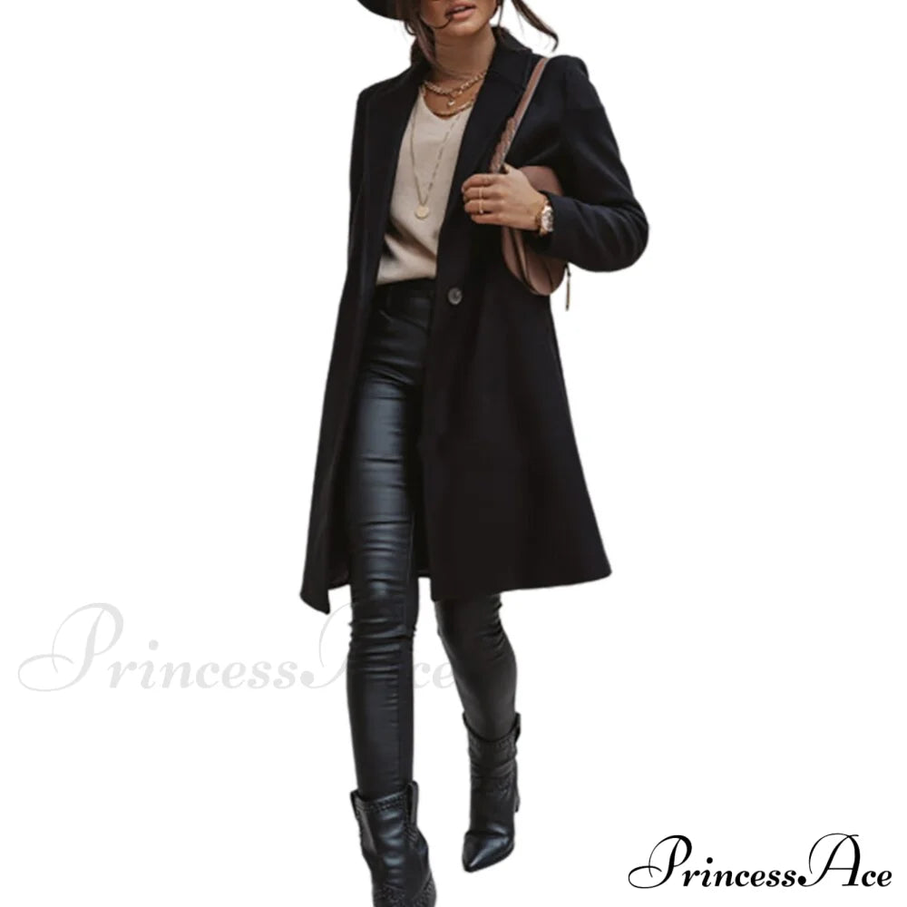 Arrival Casual Pocket Lapel Overcoat