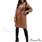 Arrival Casual Pocket Lapel Overcoat