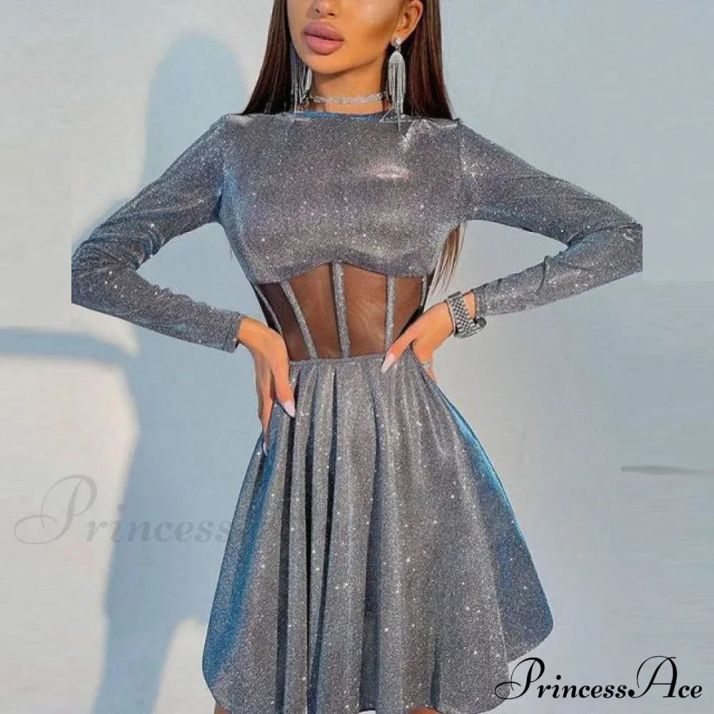 Femme Hiny Bright Fluffy Dress