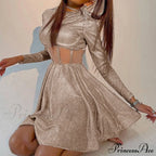 Femme Hiny Bright Fluffy Dress
