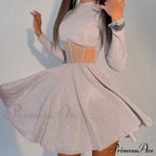 Femme Hiny Bright Fluffy Dress