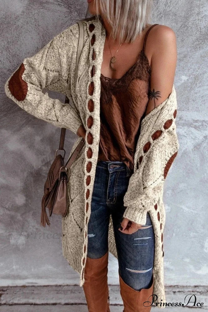 Selling Long-Sleeved Cardigan Sweater