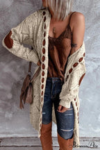 Selling Long-Sleeved Cardigan Sweater