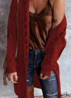 Selling Long-Sleeved Cardigan Sweater
