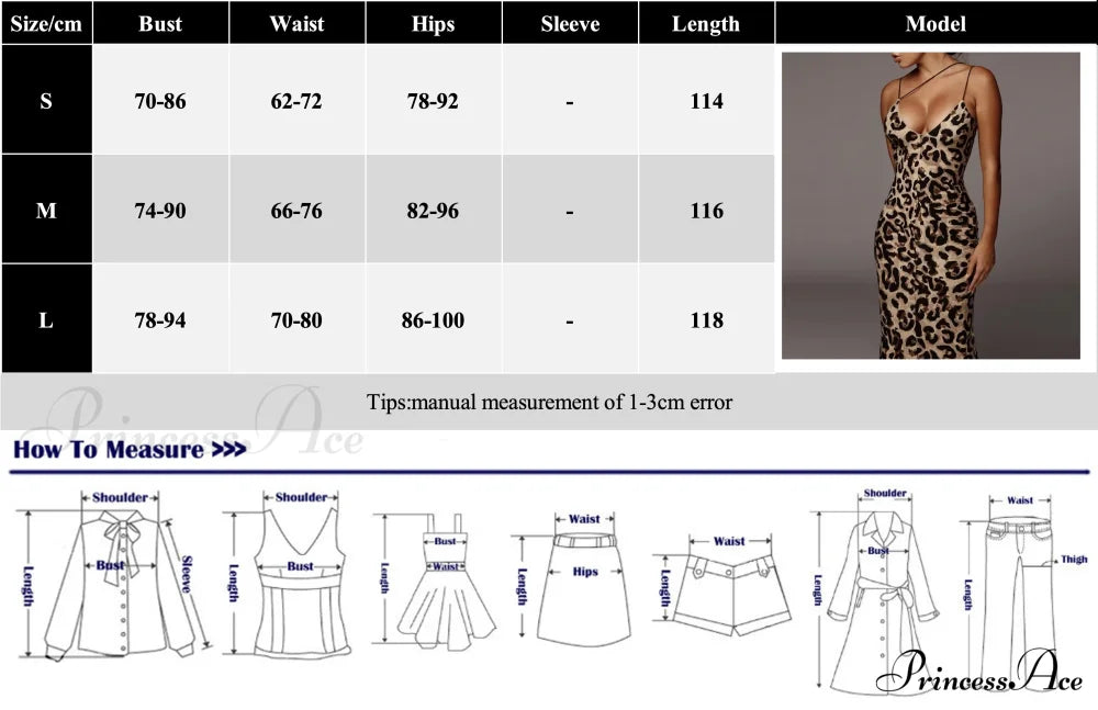 Spaghetti Strap Leopard Print Sleeveless V-Neck Maxi Evening Party Bodycon Dress