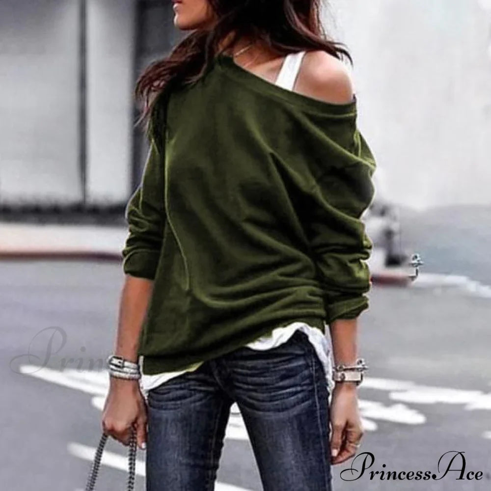 One-Arm Soft Long Top