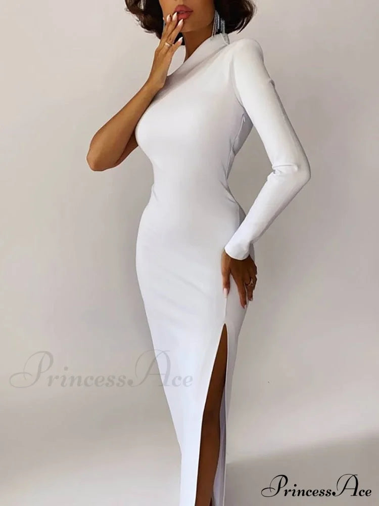 One Full-Length Warm-Season Elegant Gown Shoulder - Black