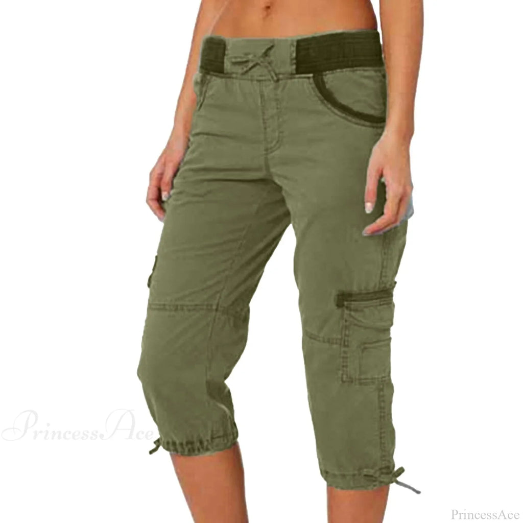 Overalls Thin Loose Cargo Shorts Pantalones