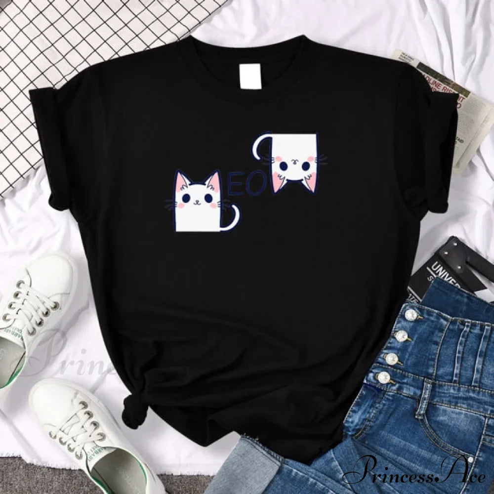 Oversize Clothing Funny Korean Style T-Shirts
