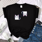 Oversize Clothing Funny Korean Style T-Shirts