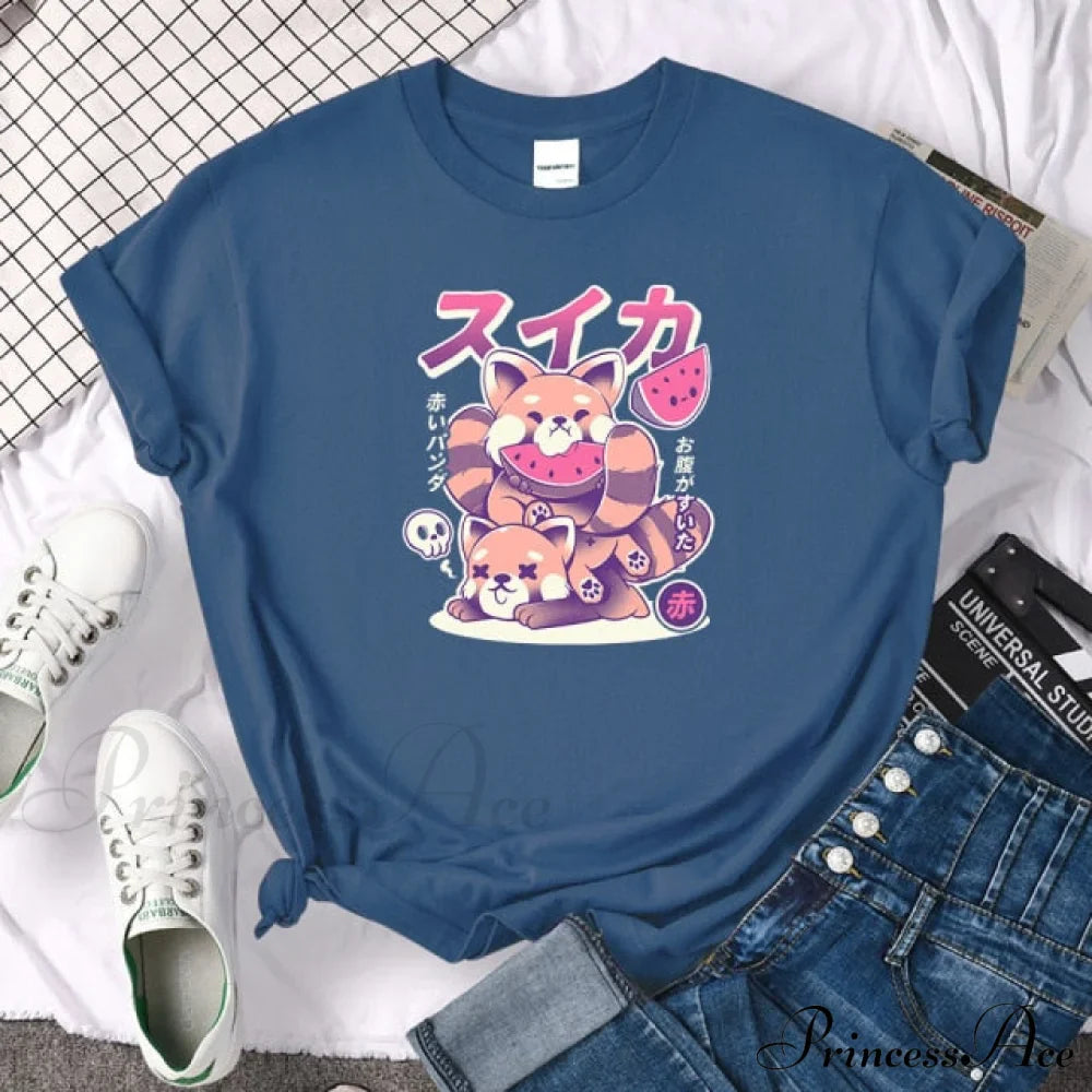 Oversize Clothing Funny Korean Style T-Shirts