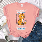 Oversize Clothing Funny Korean Style T-Shirts