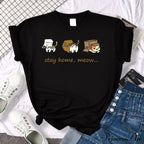 Oversize Clothing Funny Korean Style T-Shirts