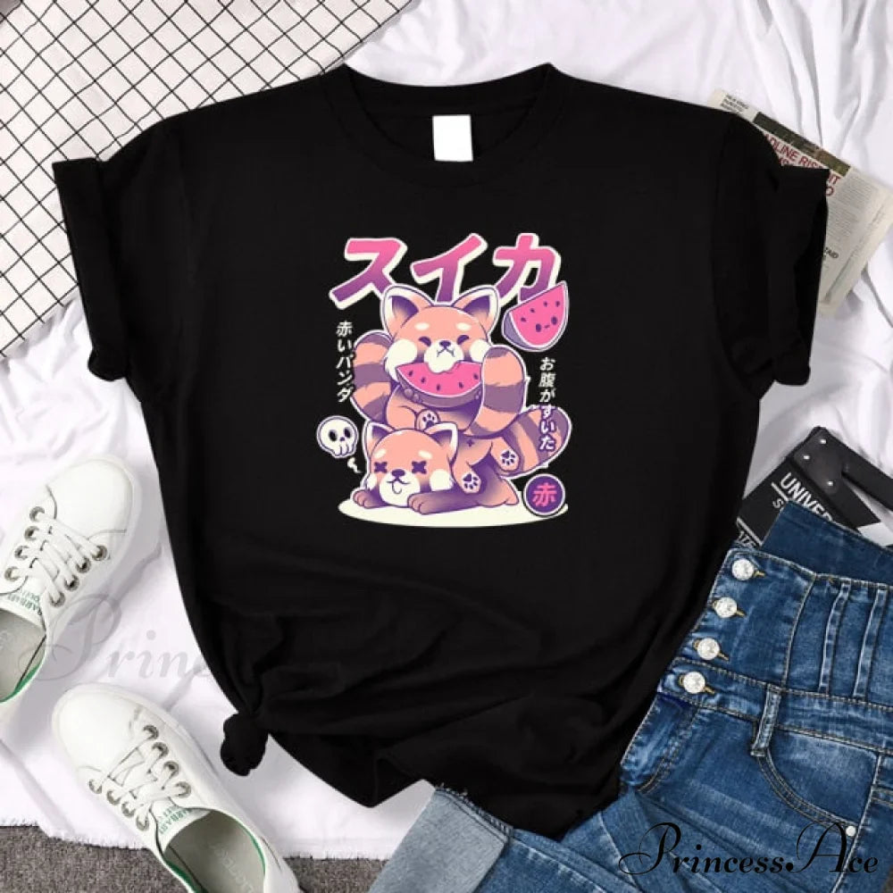 Oversize Clothing Funny Korean Style T-Shirts