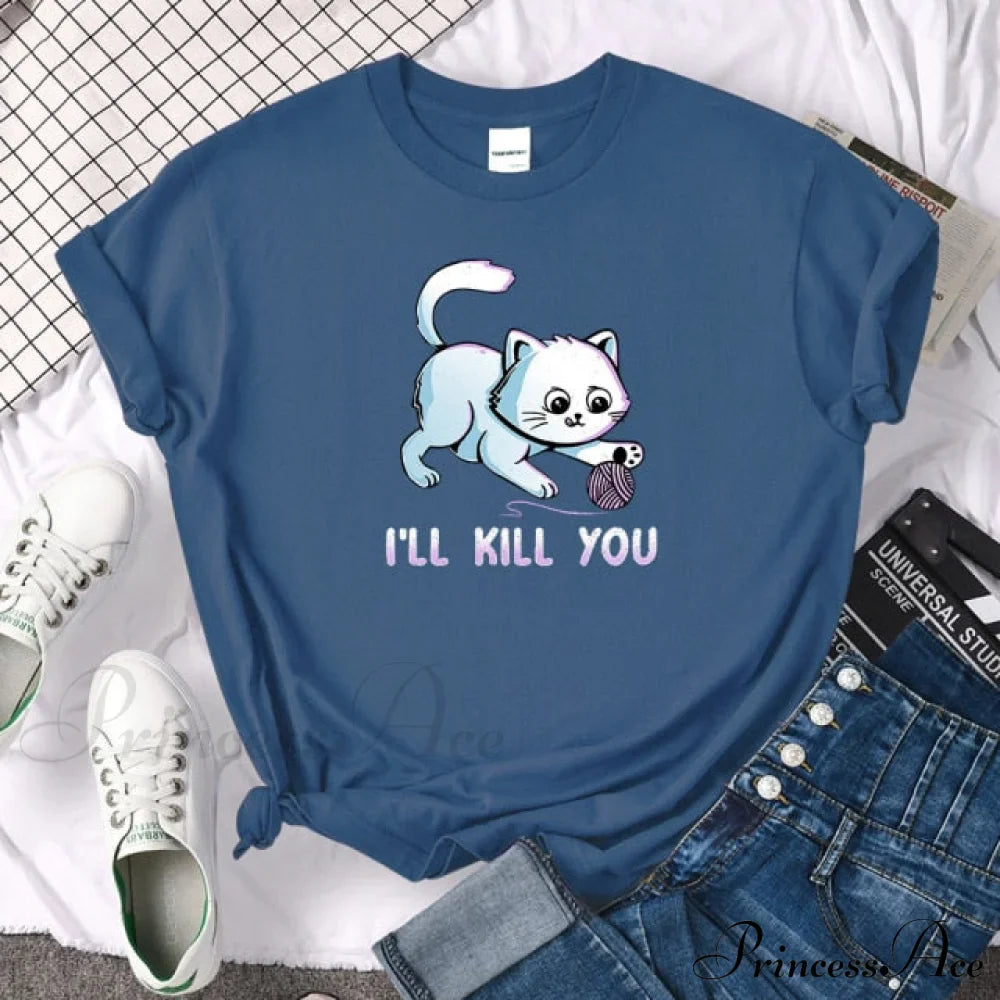 Oversize Clothing Funny Korean Style T-Shirts