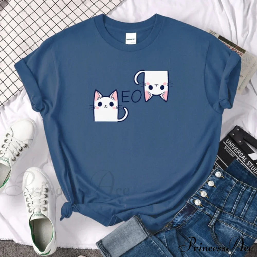 Oversize Clothing Funny Korean Style T-Shirts