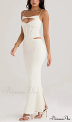 Paloma Ivory Stylish Cutout Corset