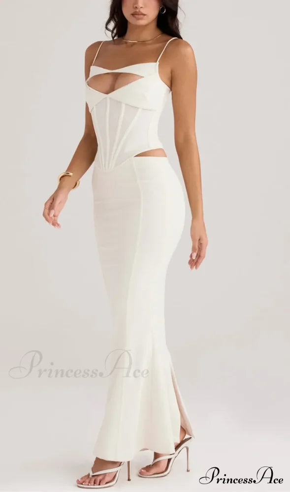 Paloma Ivory Stylish Cutout Corset