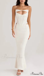 Paloma Ivory Stylish Cutout Corset