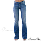 Low Rise Stretch Flared Jeans