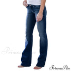 Low Rise Stretch Flared Jeans