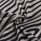 Pants Suit Costume Zebra Co-Ord Striped Tracksuit For Mesh + Set 2 T-Shirt Piece Long Autumn Women