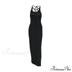 Party Bandage Sleeveless Backless Long Casual Elegant Bodycon Dress